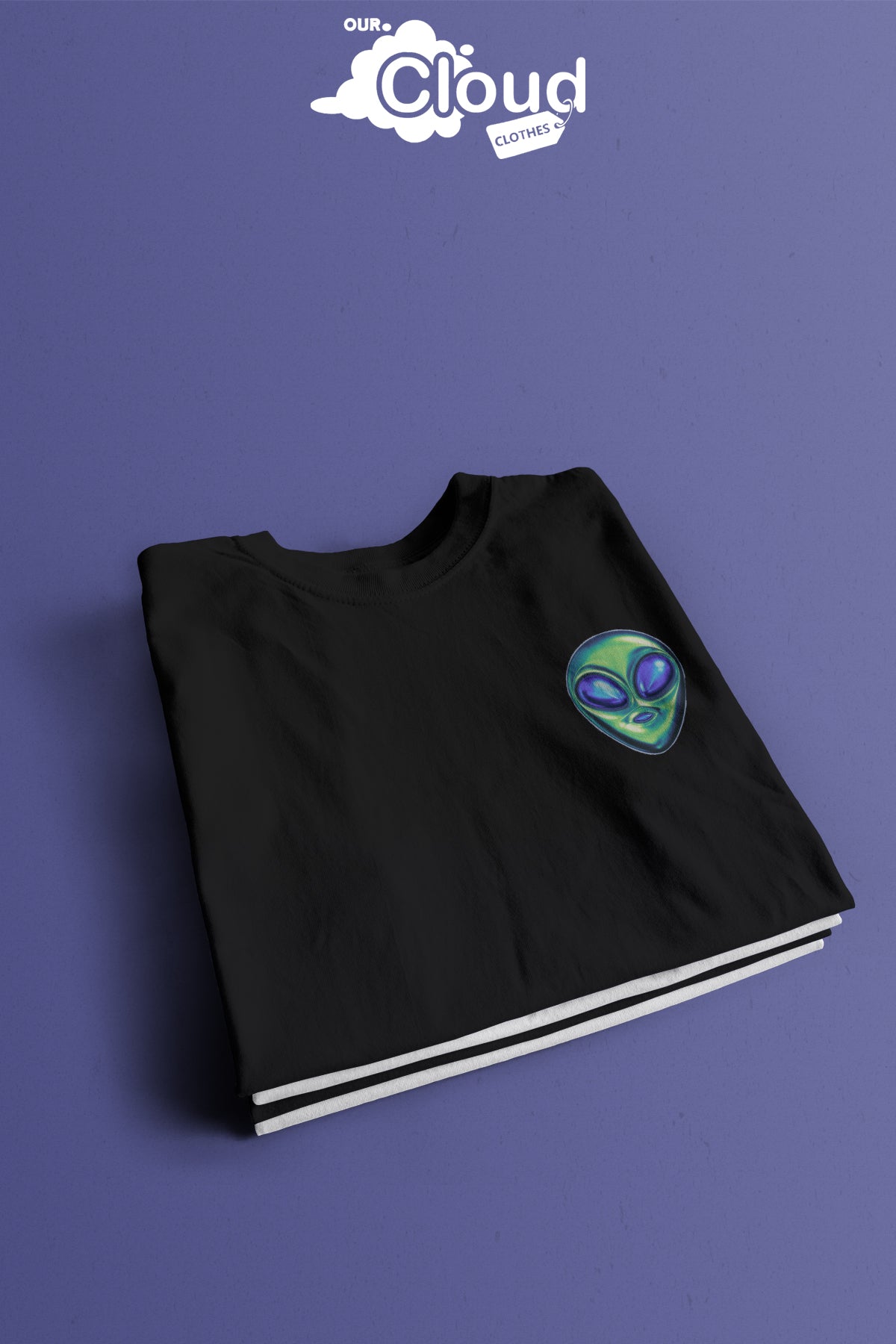 Oversize Baskılı T-shirt -Xenon